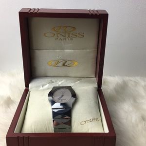Men’s rare Oniss from Paris wrist watch tungsten